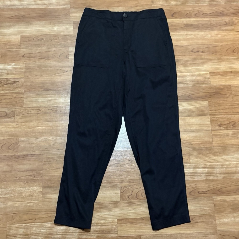 Lou & Grey Black Pants Nordstrom Women's Medium NWT Elastic Waist Pull On